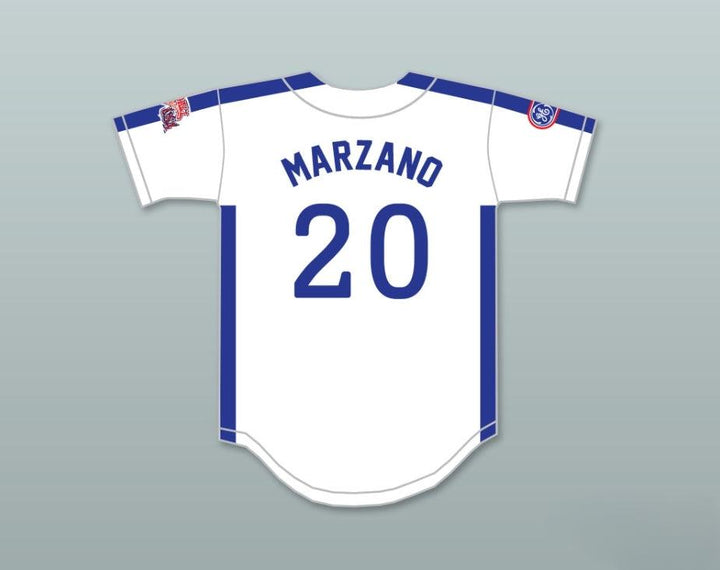 Custom Any Name Number JOHN MARZANO 20 1984 USA TEAM WHITE BUTTON DOWN BASEBALL JERSEY Top Stitched S-6XL