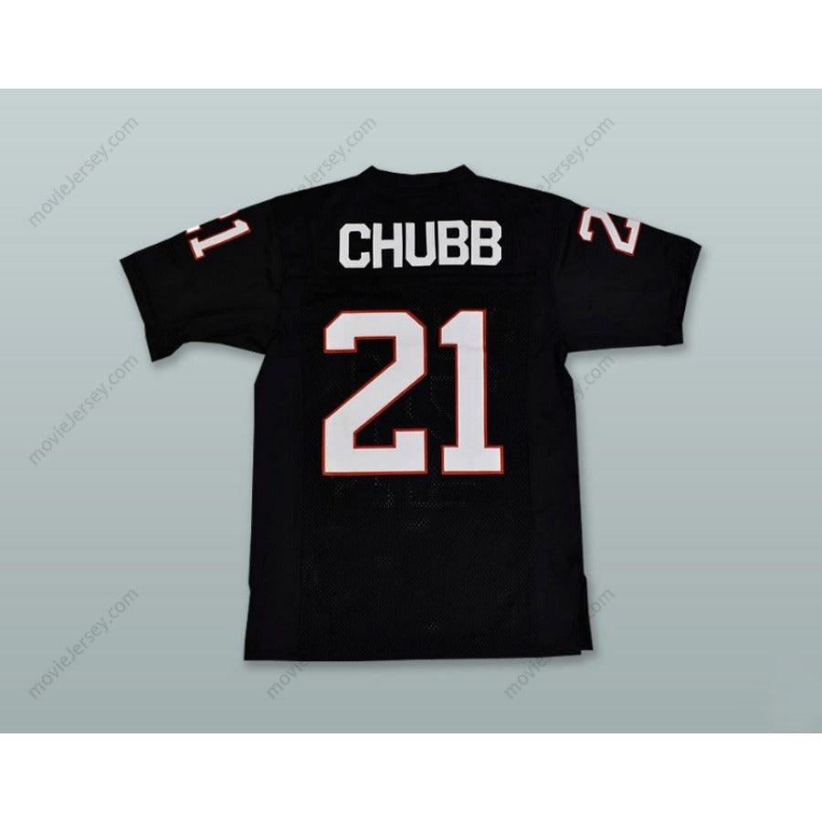 CUSTOM ANY Name Number NICK CHUBB 21 CEDARTOWN HIGH SCHOOL BULLDOGS BLACK Football Jersey Top Stitched S-6XL