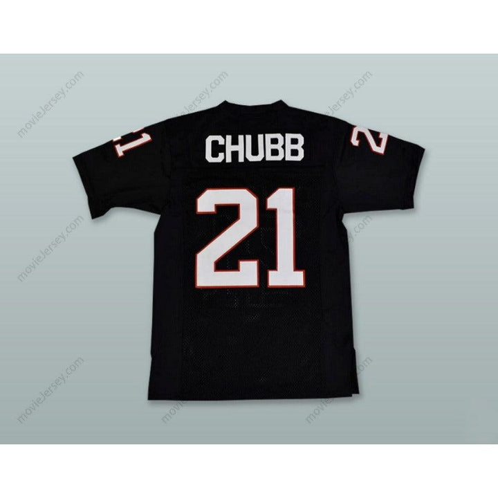 CUSTOM ANY Name Number NICK CHUBB 21 CEDARTOWN HIGH SCHOOL BULLDOGS BLACK Football Jersey Top Stitched S-6XL