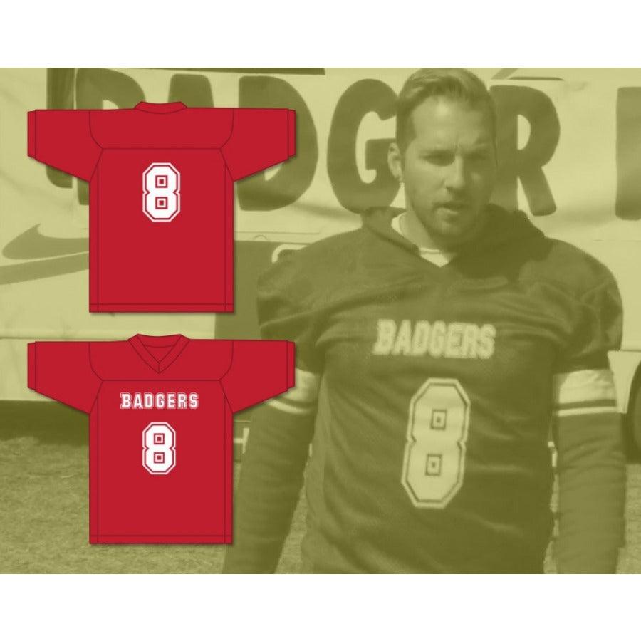 CUSTOM ANY Name Number HODGES 8 PUTNAM BADGERS HIGH SCHOOL RED Football Jersey Top Stitched S-6XL