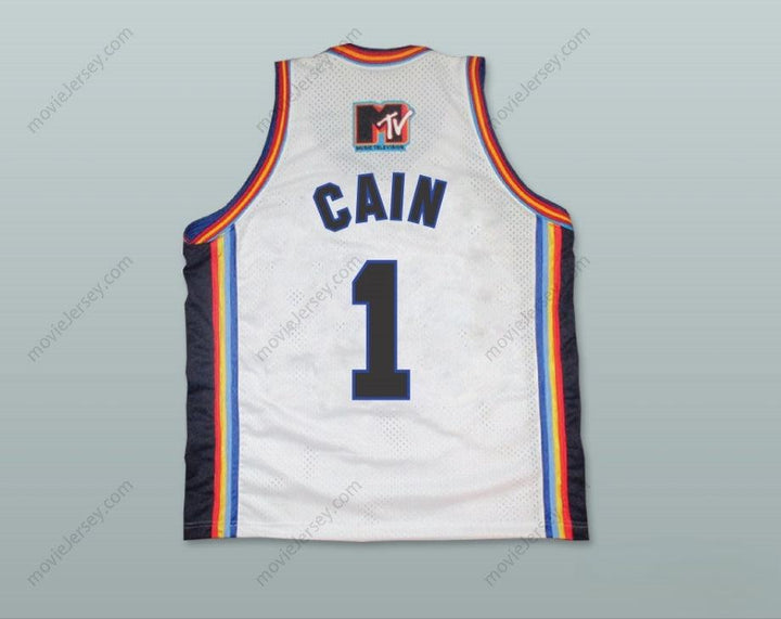 CUSTOM ANY Name Number COACH DEAN CAIN 1 BRICKLAYERS BASKETBALL JERSEY SIXTH ANNUAL ROCK N' JOCK B-BALL JAM 1996 Top Stitched S-6XL