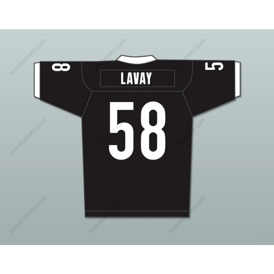 CUSTOM ANY Name Number LUTHER SHARK LAVAY 58 MIAMI SHARKS WHITE TRIM Football Jersey Top Stitched S-6XL