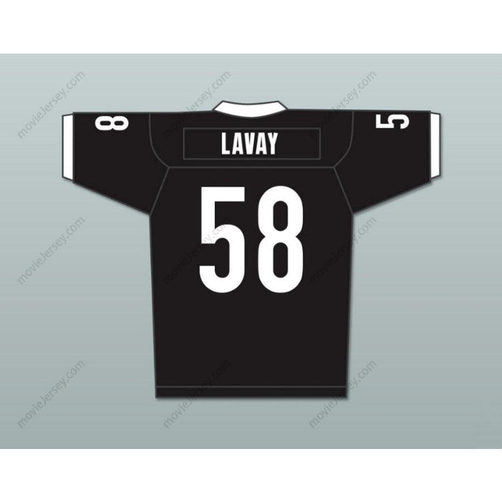CUSTOM ANY Name Number LUTHER SHARK LAVAY 58 MIAMI SHARKS WHITE TRIM Football Jersey Top Stitched S-6XL
