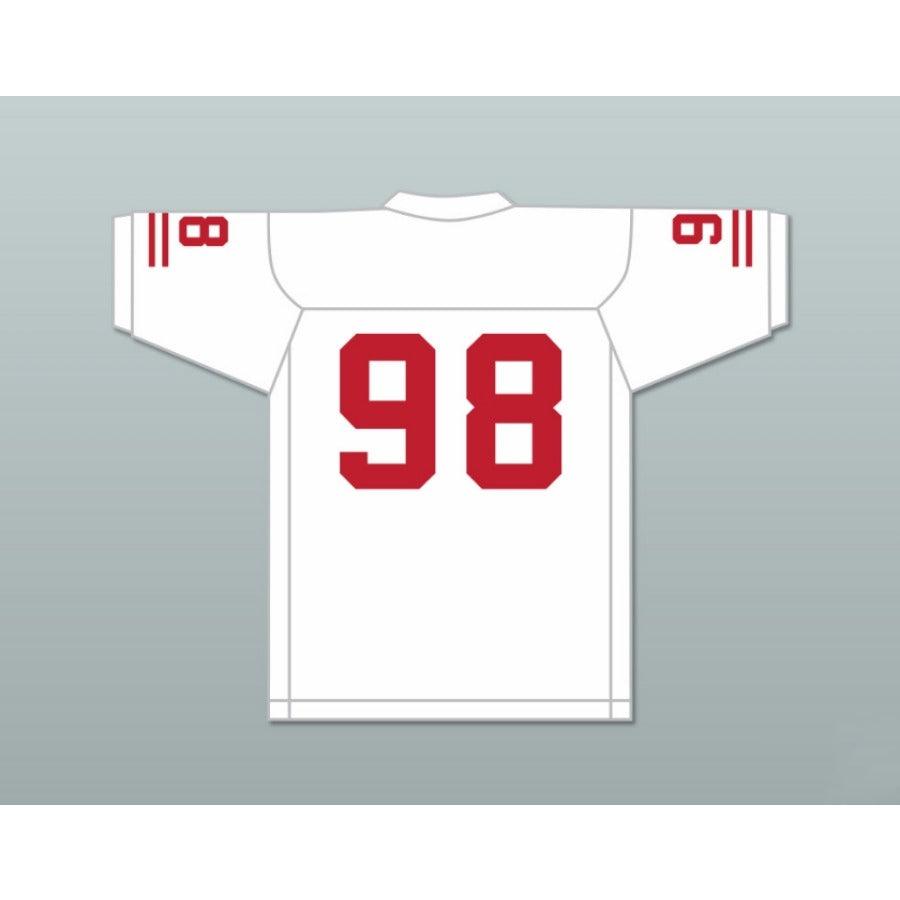 CUSTOM ANY Name Number GARY MCCRAE 98 EMCC LIONS FOOTBALL JERSEY INCLUDES PATCHES Top Stitched S-6XL