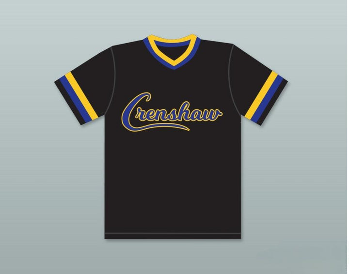Custom Any Name Number DARRYL STRAWBERRY 18 CRENSHAW HIGH SCHOOL COUGARS BLACK BASEBALL JERSEY Top Stitched S-6XL