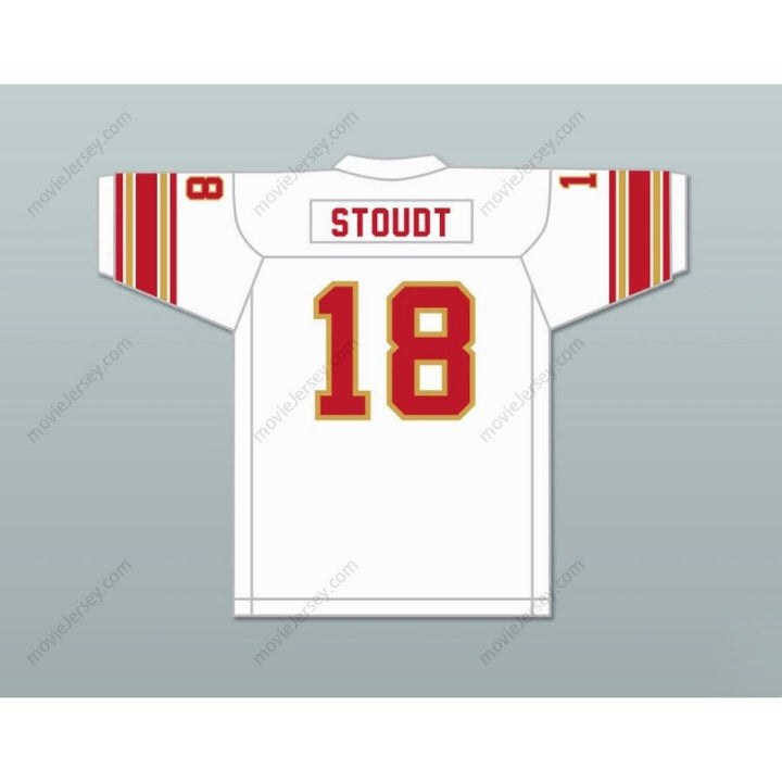 CUSTOM ANY Name Number 1984 USFL CLIFF STOUDT 18 BIRMINGHAM STALLIONS HOME Football Jersey Top Stitched S-6XL
