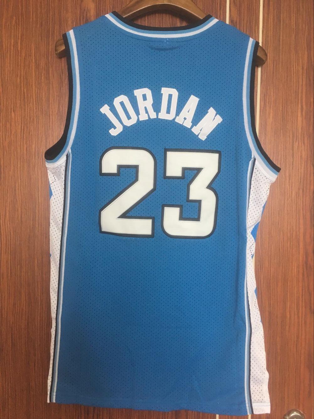 Throwback North Carolina #23 Jordan Basketball Jersey Adult /Youth Kids Size Top Stitched S-3XL