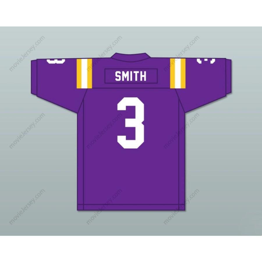 CUSTOM ANY Name Number DEVONTA SMITH 3 AMITE HIGH MAGNET SCHOOL PURPLE Football Jersey Top Stitched S-6XL