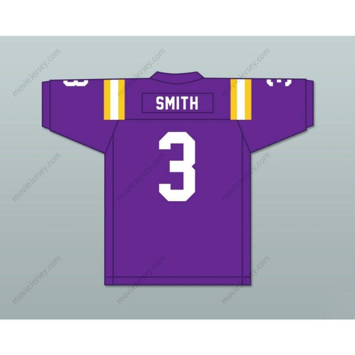 CUSTOM ANY Name Number DEVONTA SMITH 3 AMITE HIGH MAGNET SCHOOL PURPLE Football Jersey Top Stitched S-6XL