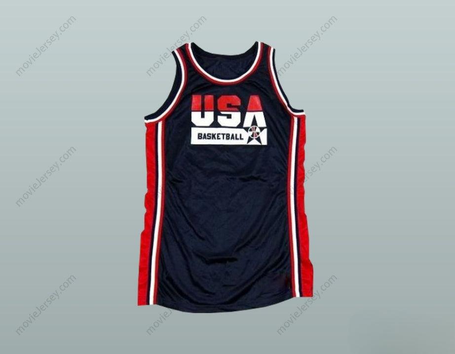 CUSTOM ANY Name Number USA AWAY BASKETBALL JERSEY CUSTOM NAME AND NUMBER Top Stitched S-6XL