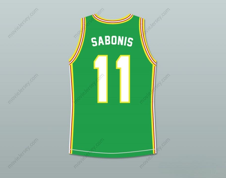CUSTOM ANY Name Number ARVYDAS SABONIS 11 LITHUANIA BASKETBALL JERSEY STITCH SEWN Top Stitched S-6XL