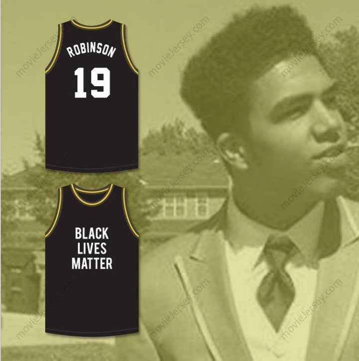 CUSTOM ANY Name Number TONY ROBINSON 19 BLACK LIVES MATTER BASKETBALL JERSEY Top Stitched S-6XL
