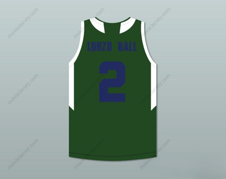 CUSTOM ANY Name Number LONZO BALL 2   HUSKIES GREEN BASKETBALL JERSEY Top Stitched S-6XL