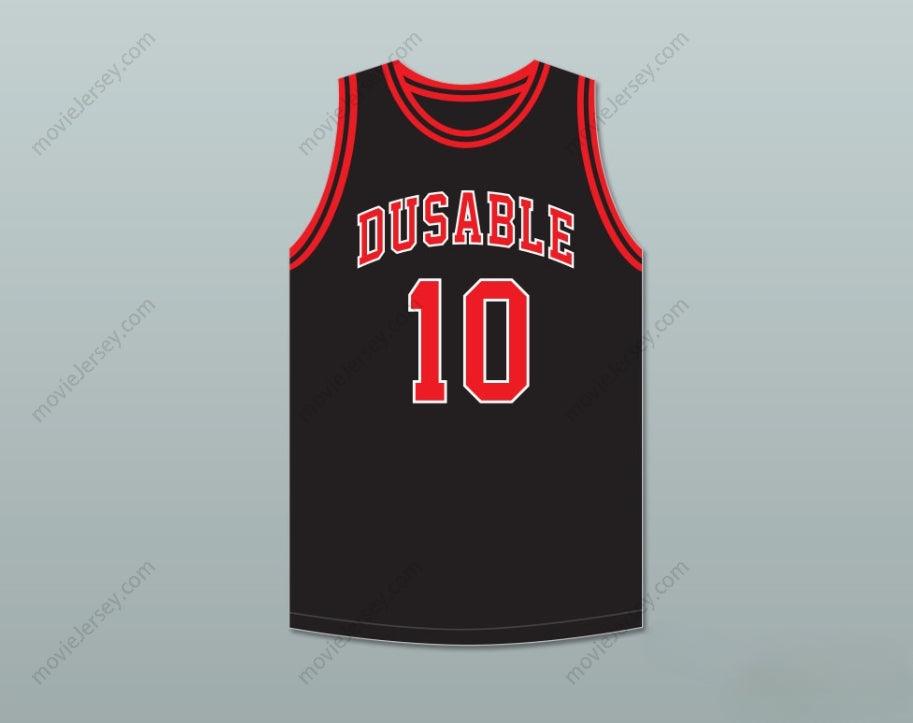 CUSTOM ANY Name Number MAURICE CHEEKS 10 DUSABLE HIGH SCHOOL PANTHERS BLACK BASKETBALL JERSEY 2 Top Stitched S-6XL