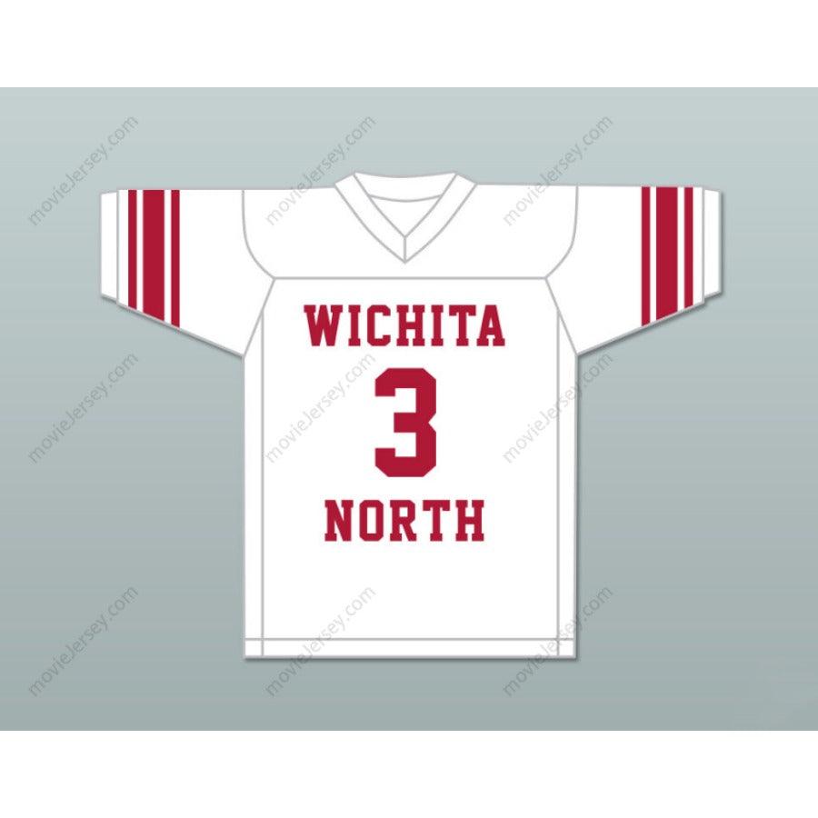 CUSTOM BARRY SANDERS 3 NORTH HIGH SCHOOL REDSKINS FOOTBALL JERSEY S-6XL Top Stitched S-6XL