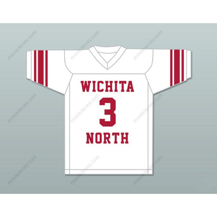 CUSTOM BARRY SANDERS 3 NORTH HIGH SCHOOL REDSKINS FOOTBALL JERSEY S-6XL Top Stitched S-6XL