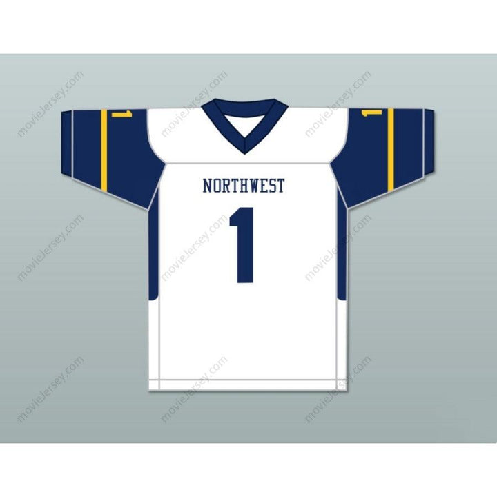 CUSTOM ANY Name Number BREECE HALL 1 WICHITA NORTHWEST HIGH SCHOOL GRIZZLIES Football Jersey Top Stitched S-6XL