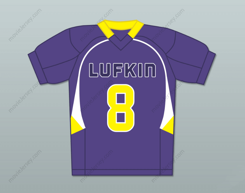 CUSTOM ANY Name Number DEZ BRYANT 8 LUFKIN HIGH SCHOOL PANTHERS AWAY FOOTBALL JERSEY Top Stitched S-6XL