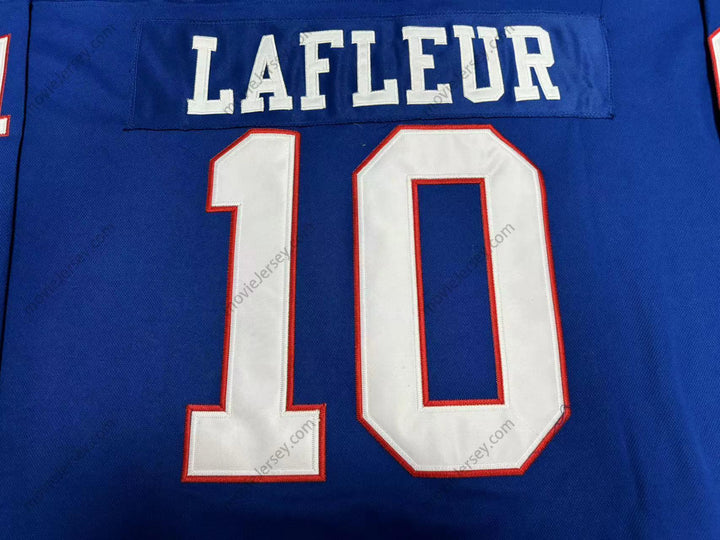 Custom Any Name Number GUY LAFLEUR 10 QUEBEC NORDIQUES HOCKEY JERSEY Top Stitched S-6XL