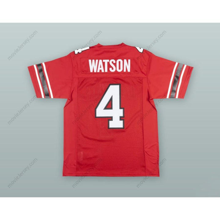 CUSTOM ANY Name Number DESHAUN WATSON 4 GAINESVILLE HIGH SCHOOL RED FOOTBALL JERSEY Top Stitched S-6XL
