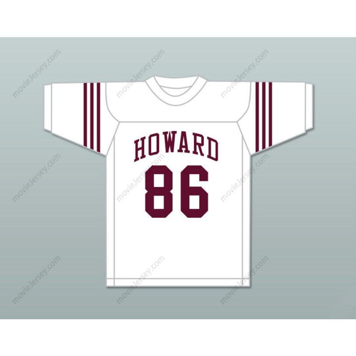 CUSTOM ANY Name Number REGGIE WHITE 86 HOWARD SCHOOL OF ACADEMICS AND TECHNOLOGY HUSTLIN TIGERS MAROON FOOTBALL JERSEY Top Stitched S-6XL