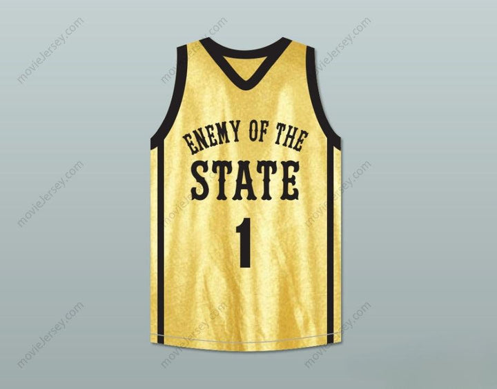 CUSTOM ANY Name Number WESLEY JONATHAN NOAH CRUISE 1 ENEMY OF THE STATE BASKETBALL JERSEY CROSSOVER Top Stitched S-6XL