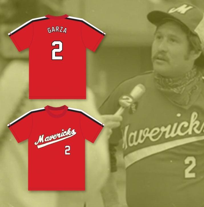 Custom Any Name Number JOE GARZA 2   RED BASEBALL JERSEY THE BATTERED BASTARDS OF BASEBALL Top Stitched S-6XL