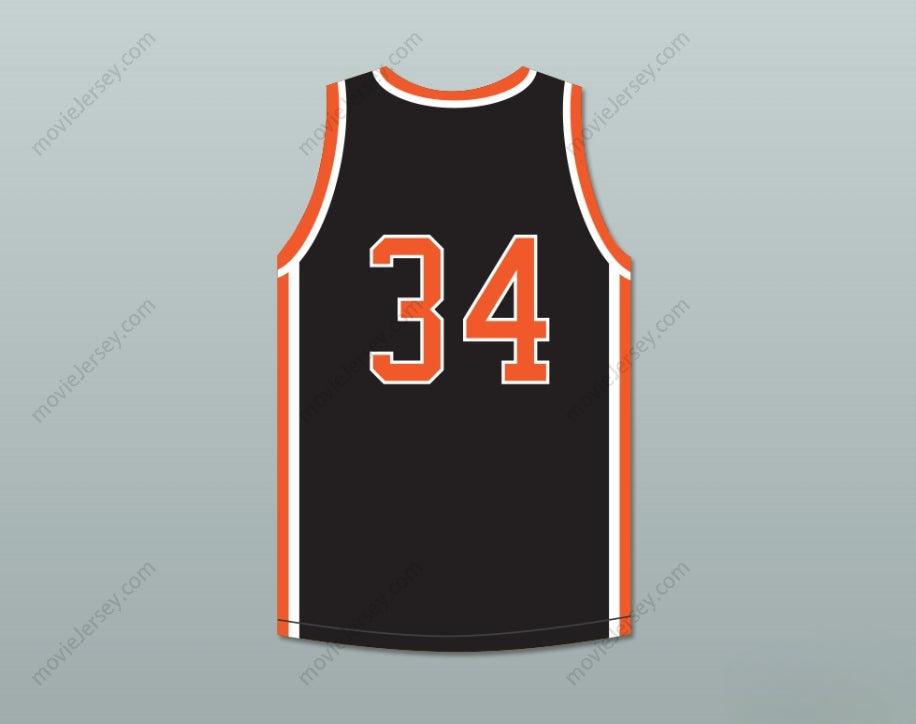 CUSTOM ANY Name Number OTTO PORTER JR. 34 SCOTT COUNTY CENTRAL HIGH SCHOOL BRAVES BLACK BASKETBALL JERSEY 1 Top Stitched S-6XL