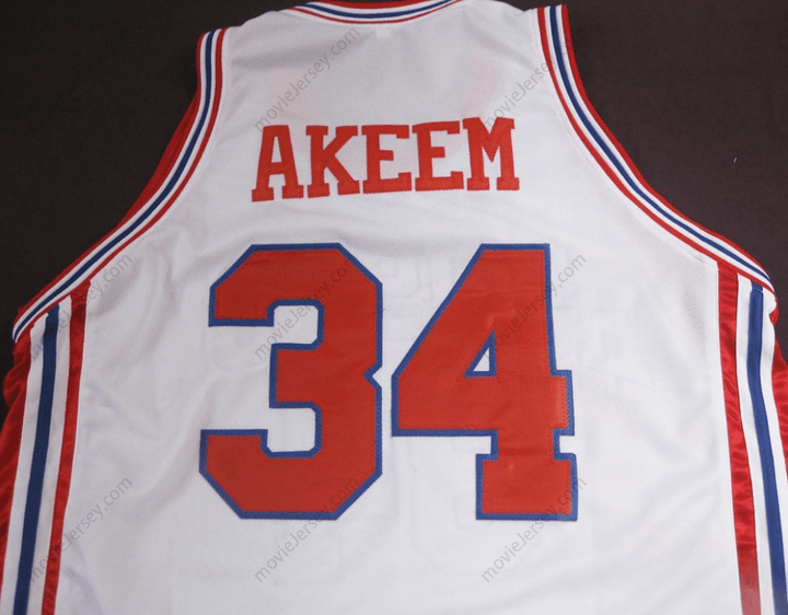 CUSTOM ANY Name Number AKEEM THE DREAM OLAJAWON BASKETBALL JERSEY ANY PLAYER Top Stitched S-6XL