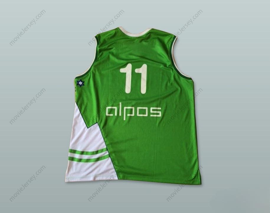 CUSTOM ANY Name Number SLOVENIJA 11 NATIONAL TEAM GREEN BASKETBALL JERSEY Top Stitched S-6XL