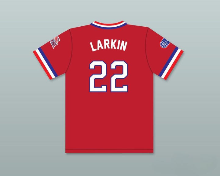 Custom Any Name Number BARRY LARKIN 22 1984 USA TEAM RED BASEBALL JERSEY Top Stitched S-6XL
