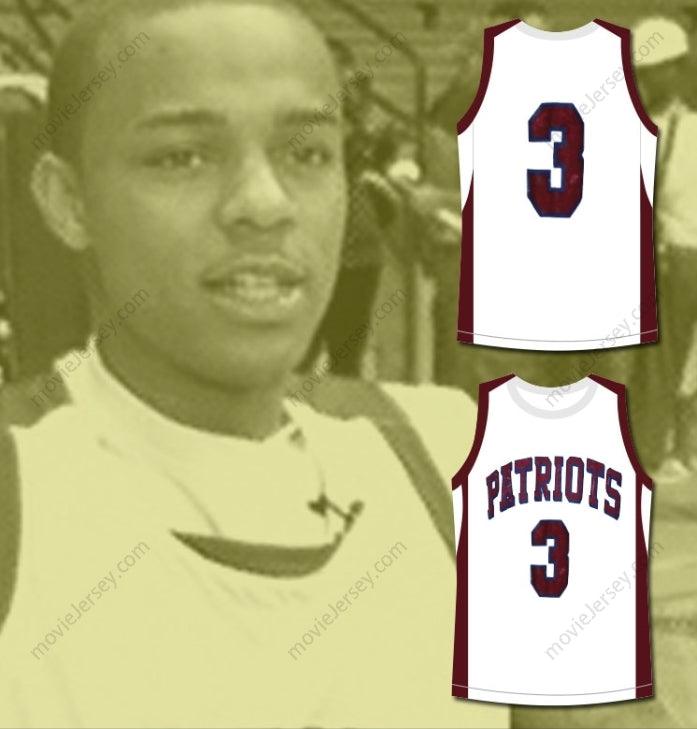 CUSTOM ANY Name Number SHAD MOSS GARY DAVIS JOHN EHRET HIGH SCHOOL PATRIOTS BASKETBALL JERSEY HURRICANE SEASON Top Stitched S-6XL