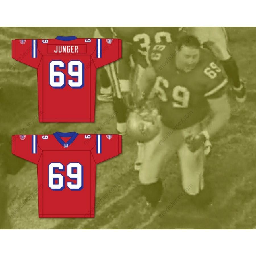 CUSTOM ANY Name Number JUNGER 69 WASHINGTON SENTINELS HOME Football Jersey Top Stitched S-6XL
