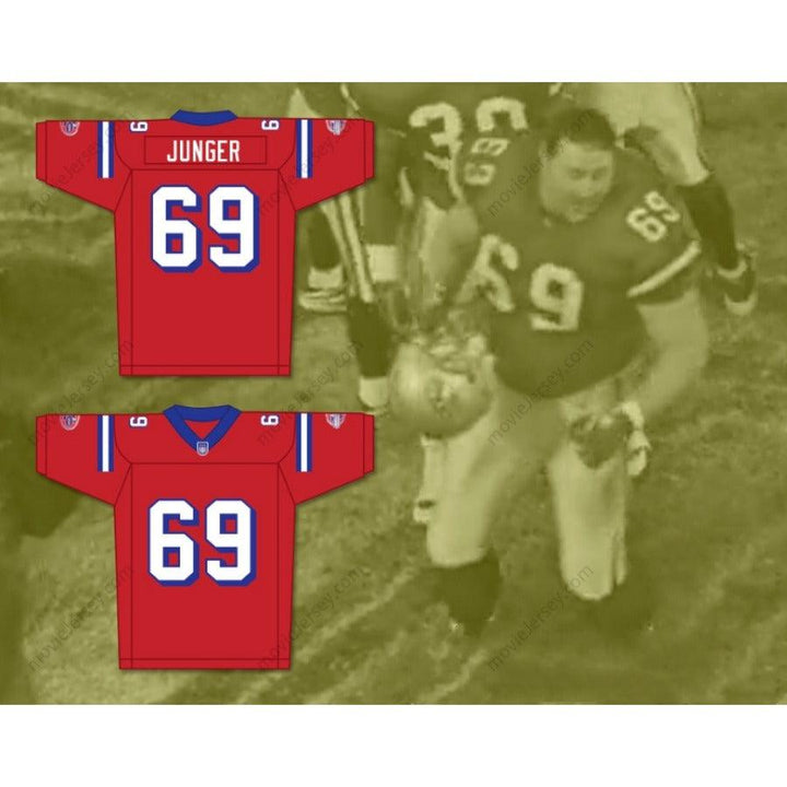 CUSTOM ANY Name Number JUNGER 69 WASHINGTON SENTINELS HOME Football Jersey Top Stitched S-6XL