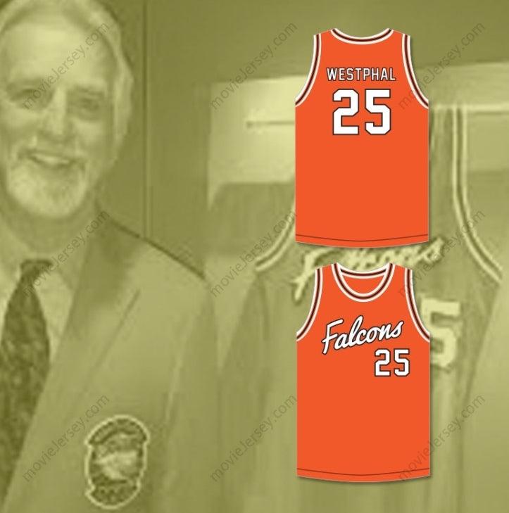 CUSTOM ANY Name Number PAUL WESTPHAL 25 AVIATION HIGH SCHOOL FALCONS ORANGE BASKETBALL JERSEY Top Stitched S-6XL