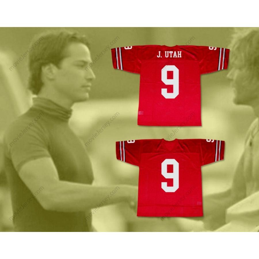 CUSTOM ANY Name Number KEANU REEVES JOHNNY UTAH 9 FOOTBALL JERSEY POINT BREAK Top Stitched S-6XL