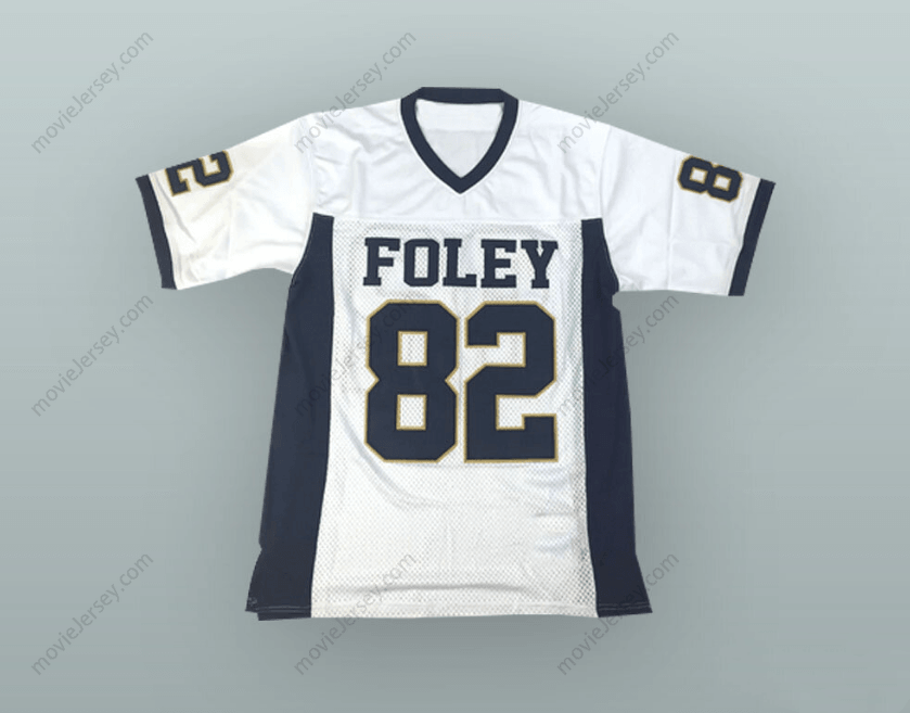 CUSTOM ANY Name Number JULIO JONES 82 FOLEY HIGH SCHOOL LIONS WHITE FOOTBALL JERSEY Top Stitched S-6XL