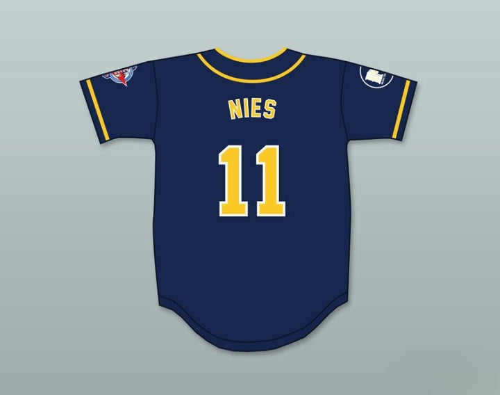 Custom Any Name Number ERIC NIES 11 AWAYBOYS BASEBALL JERSEY 6TH ANNUAL ROCK N' JOCK SOFTBALL CHALLENGE 1995 Top Stitched S-6XL
