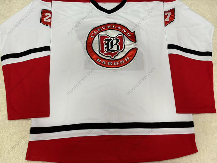 Custom Any Name Number GILLES MELOCHE 27 CLEVELAND BARONS HOCKEY JERSEY Top Stitched S-6XL