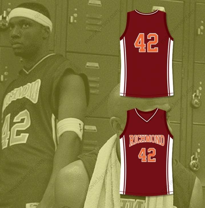 CUSTOM ANY Name Number KENYON STONE 42 RICHMOND OILERS HOME BASKETBALL JERSEY COACH CARTER Top Stitched S-6XL