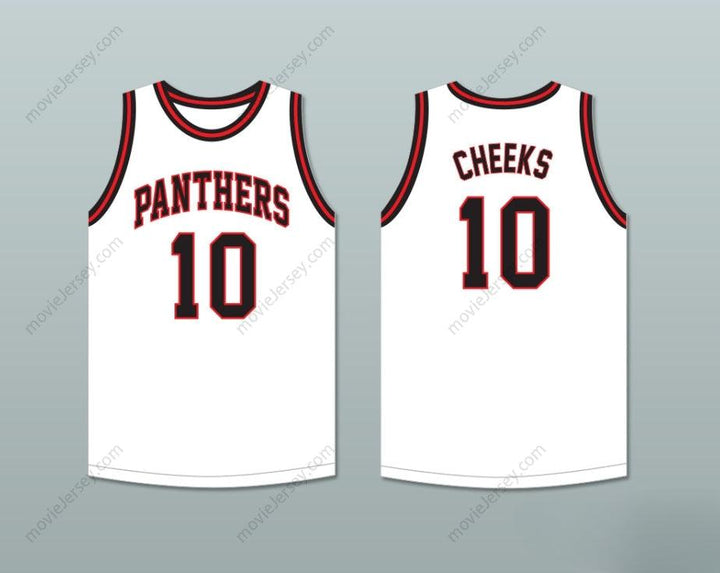 CUSTOM ANY Name Number MAURICE CHEEKS 10 DUSABLE HIGH SCHOOL PANTHERS WHITE BASKETBALL JERSEY 1 Top Stitched S-6XL