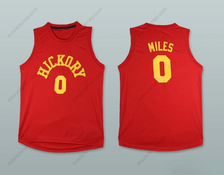 CUSTOM ANY Name Number C.J. MILES 0 HICKORY HOOSIERS BASKETBALL JERSEY Top Stitched S-6XL