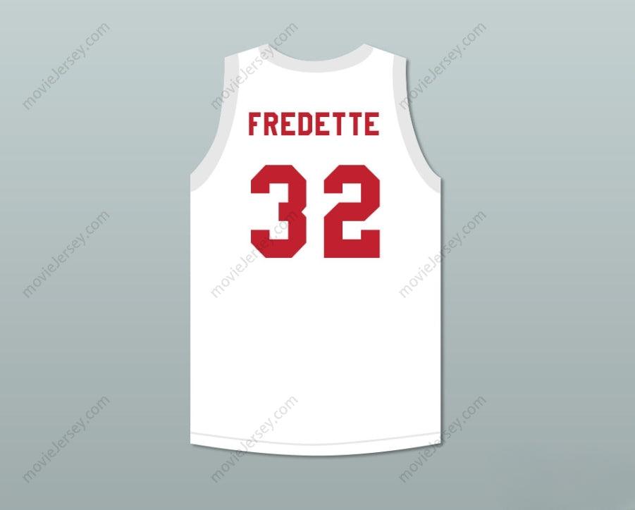 CUSTOM ANY Name Number JIMMER FREDETTE 32  INDIANS WHITE PRACTICE BASKETBALL JERSEY Top Stitched S-6XL