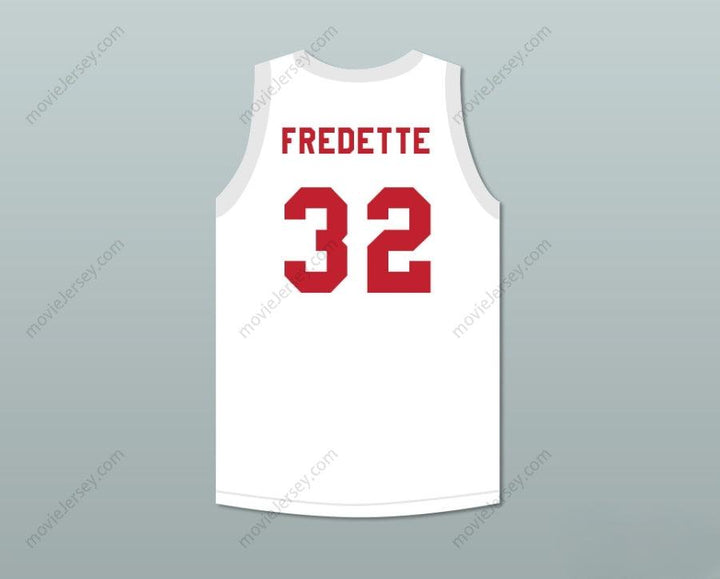 CUSTOM ANY Name Number JIMMER FREDETTE 32  INDIANS WHITE PRACTICE BASKETBALL JERSEY Top Stitched S-6XL