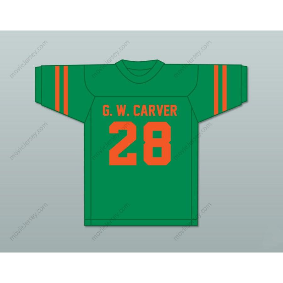 CUSTOM ANY Name Number MARSHALL FAULK 28 G. W. CARVER HIGH SCHOOL RAMS Football Jersey Top Stitched S-6XL