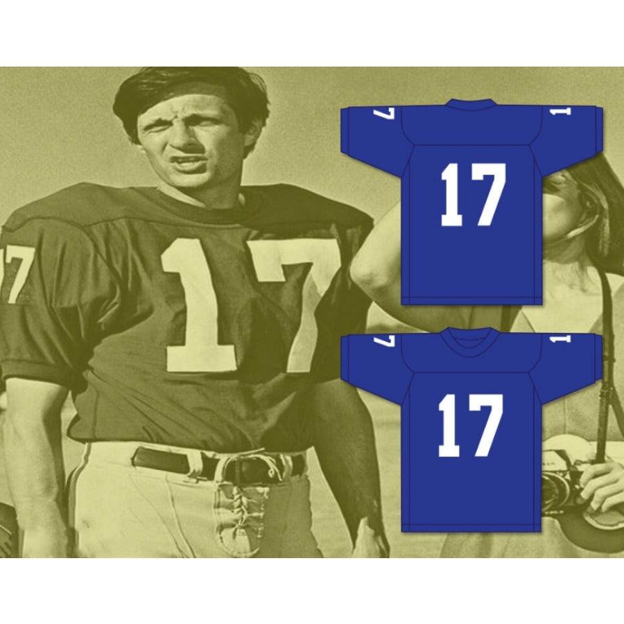 CUSTOM ANY Name Number GEORGE PLIMPTON 17 DETROIT PRACTICE Football Jersey Top Stitched S-6XL