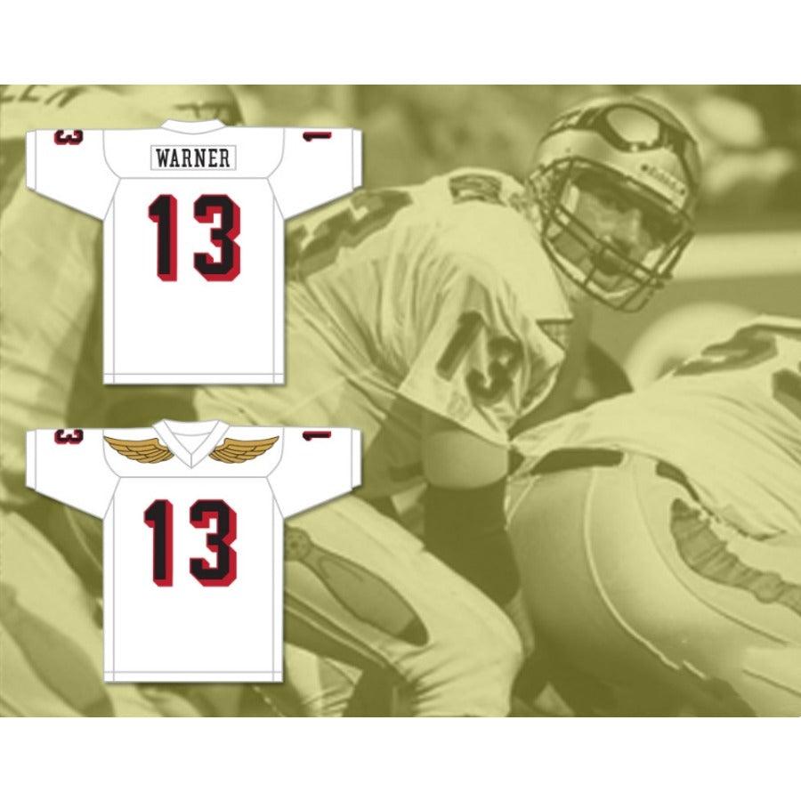 CUSTOM ANY Name Number KURT WARNER 13 IOWA BARNSTORMERS Football Jersey Top Stitched S-6XL