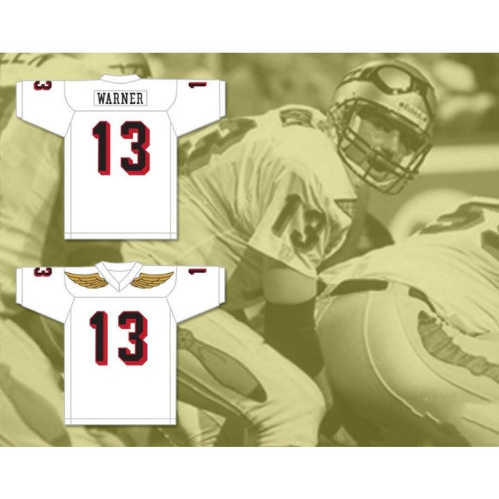 CUSTOM ANY Name Number KURT WARNER 13 IOWA BARNSTORMERS Football Jersey Top Stitched S-6XL