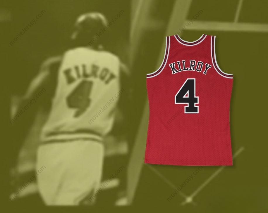 CUSTOM ANY Name Number JOHNNY KILROY 4 PRO CAREER RED BASKETBALL JERSEY Top Stitched S-6XL