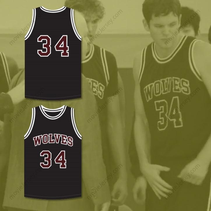CUSTOM ANY Name Number BILLY DUNN 34  HIGH SCHOOL BLACK BASKETBALL JERSEY Top Stitched S-6XL